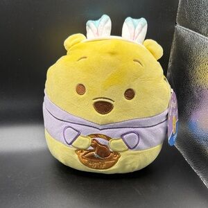 Winnie the Pooh Bunny Ears squishmallow with Lavender Outfit New with Tags